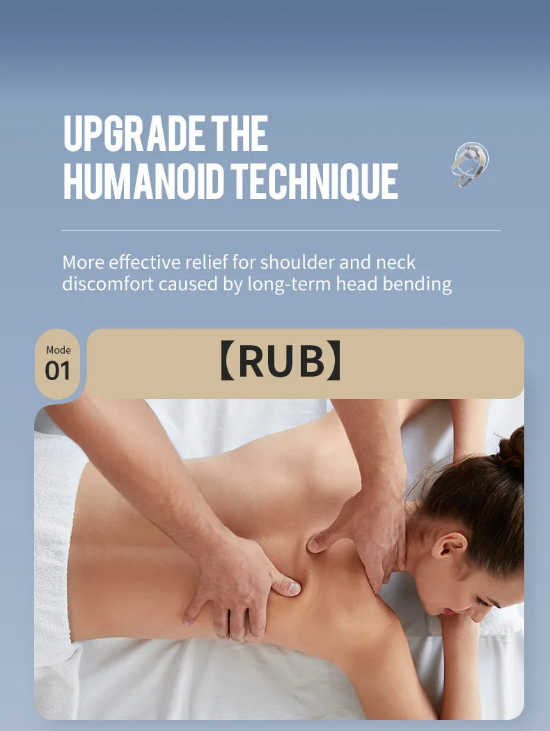 Wireless Neck and Back Massage for Pain Relief & Muscle Relaxation