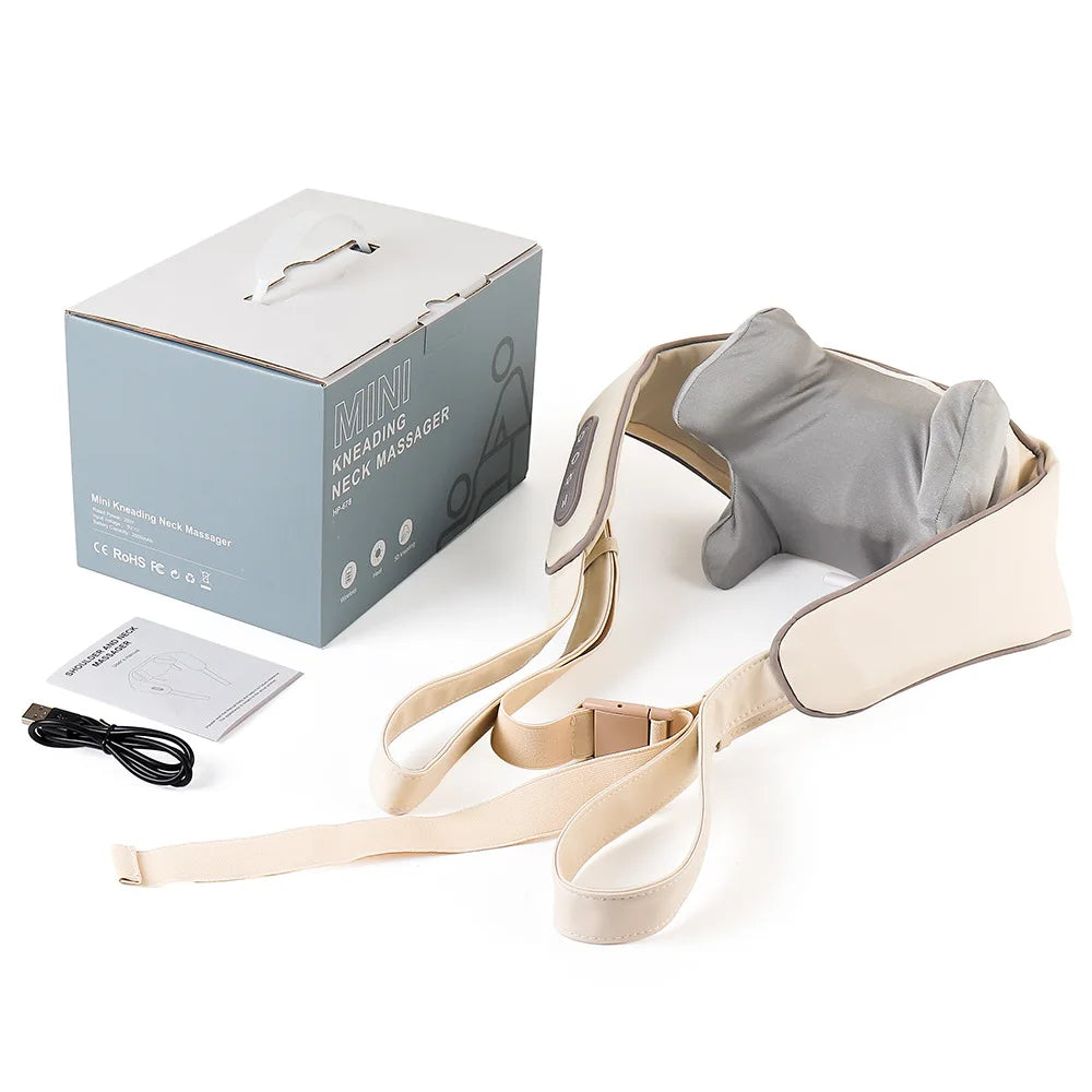 Wireless Neck and Back Massage for Pain Relief & Muscle Relaxation